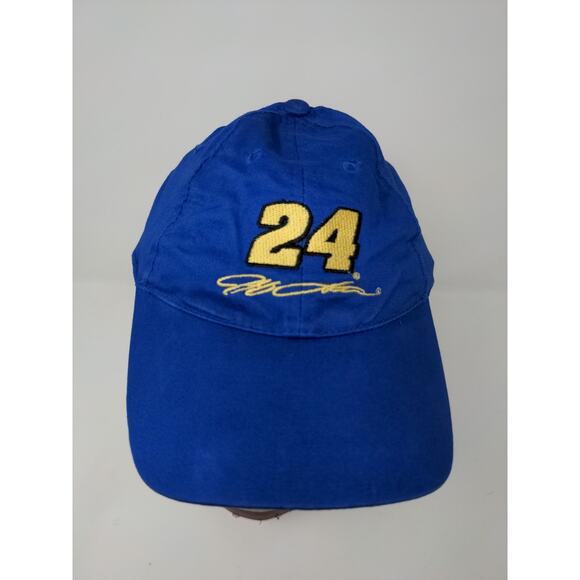 NASCAR William Byron #24 Strapback Hat Blue Embroidered Spell Out OSFM - Picture 3 of 11